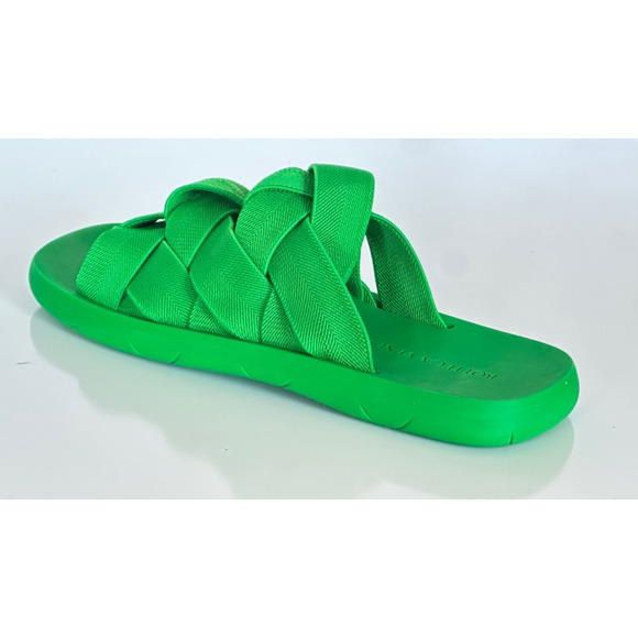 Bottega Veneta Intrecciato Starfish Green Sandals 11 US (44) 651402 NWT $850 main image 4